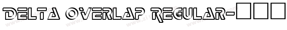 Delta Overlap Regular字体转换